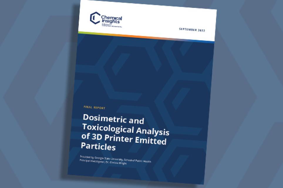Report - Dosimetric and Toxicological Analysis of 3D Printer Emitted Particles