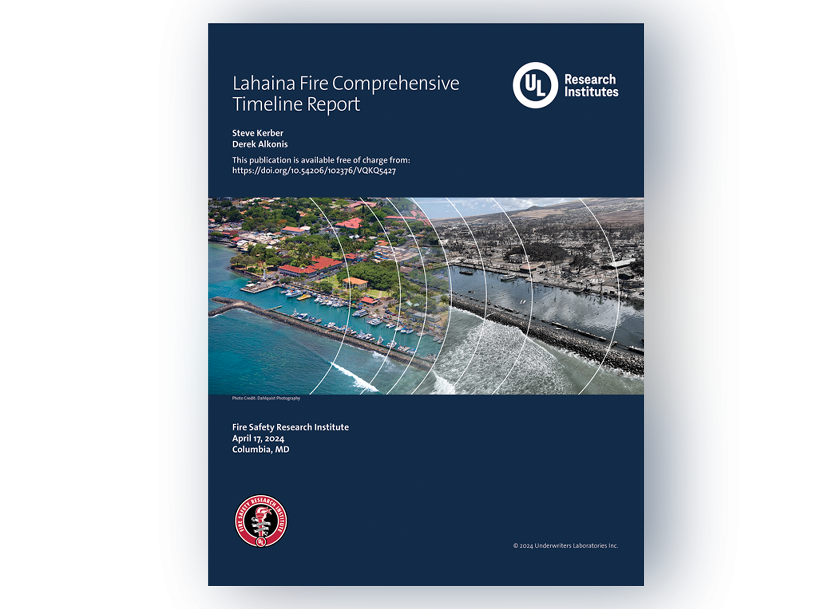 Lahaina Fire Comprehensive Timeline Report Cover
