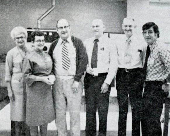 June Zimmerman and Lois Hwastecki, left, became associate managing engineers.