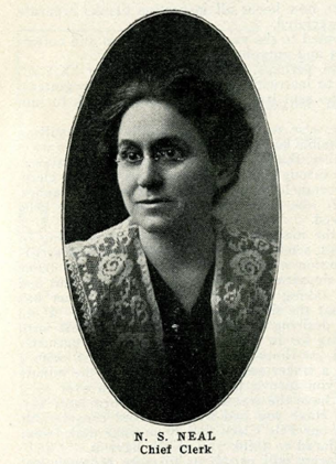 Nellie S. Neal was Underwriters Laboratories' first female employee.