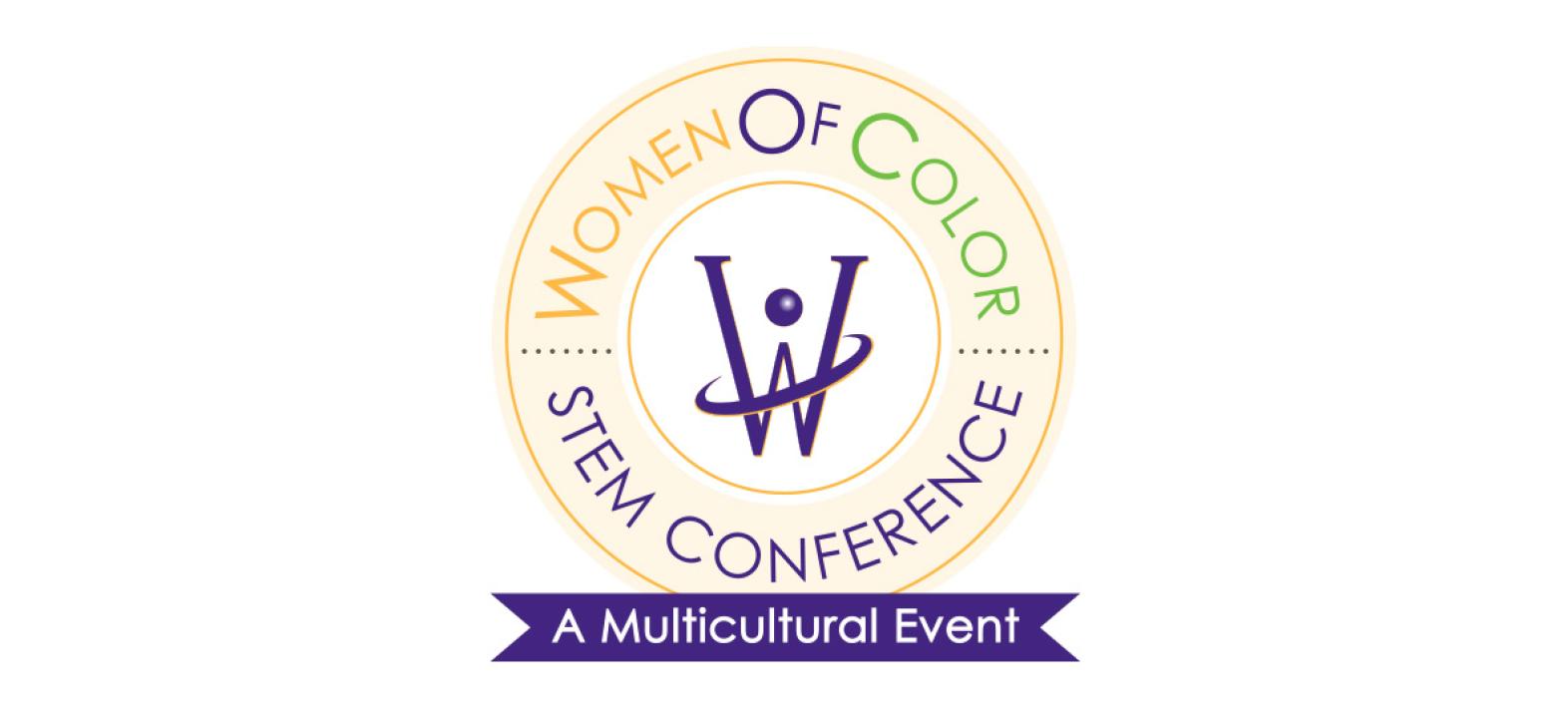 Women of Color Stem conference logo