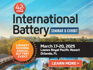 International Battery Seminar Exhibit featured