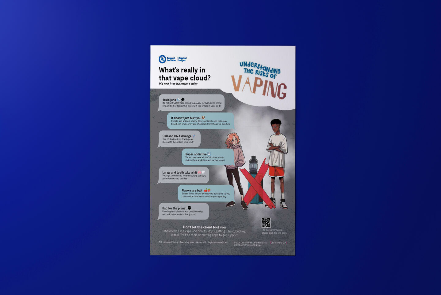 25 CI ul vaping teen infographic - UL Research Institutes