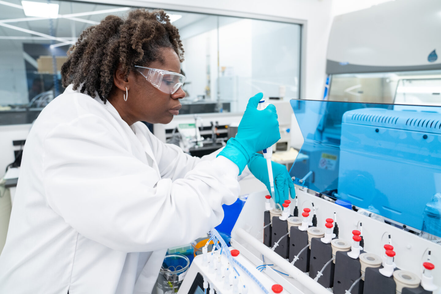 ULRI research scientist conducting research