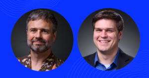 ULRI researchers Jason Floyd, Ph.D. (left), and Jonathan Hodges, Ph.D., received the Jack Bono Award for Engineering Communication as part of the SFPE Foundation's 2026 Fire Safety Awards.