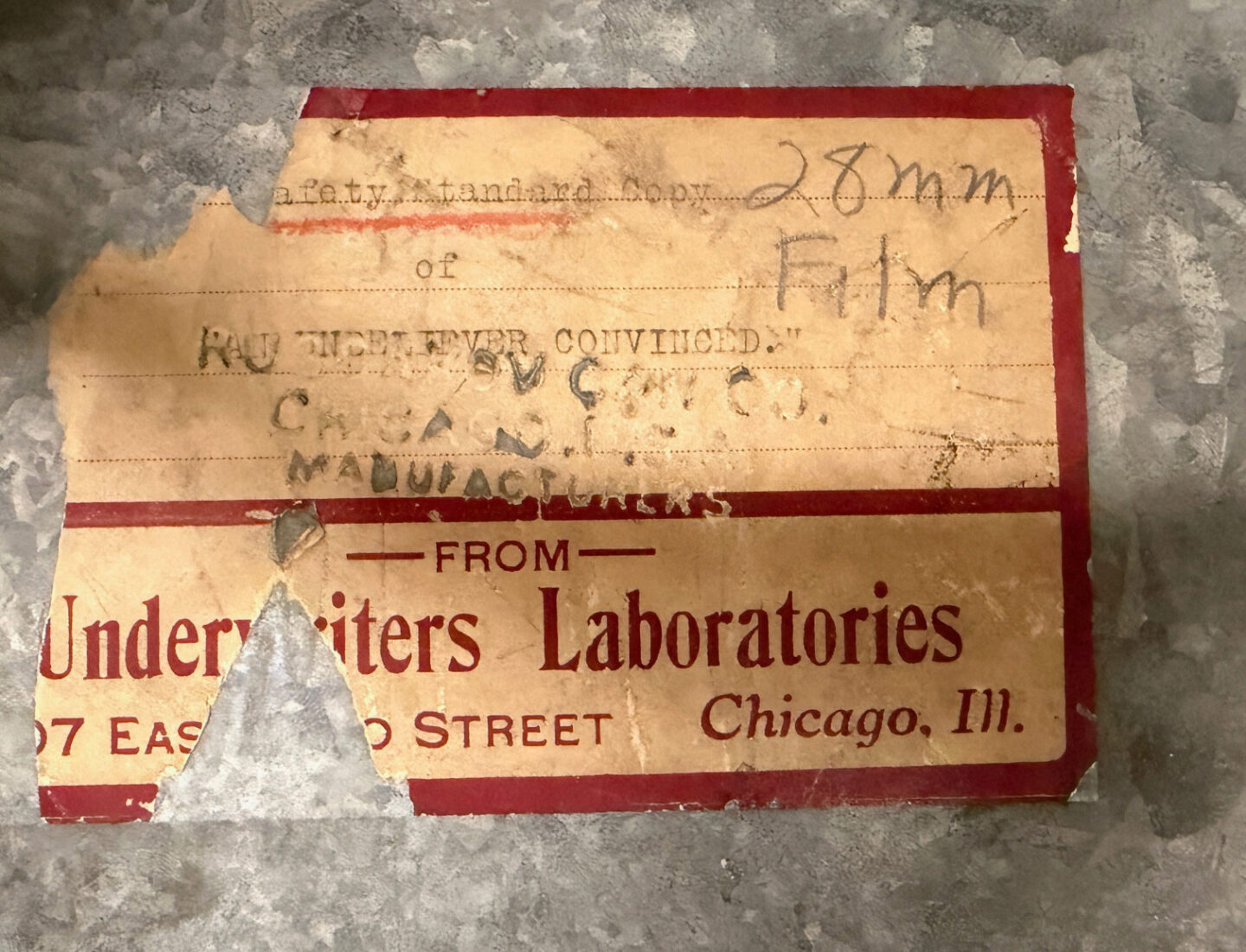 UL 28mm Film Can - UL Research Institutes