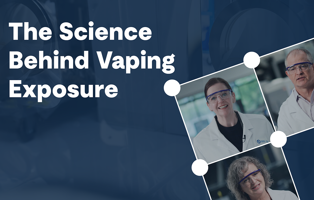 Chemical Insights Vaping Documentary for UL Research Institutes' Stories of Impact